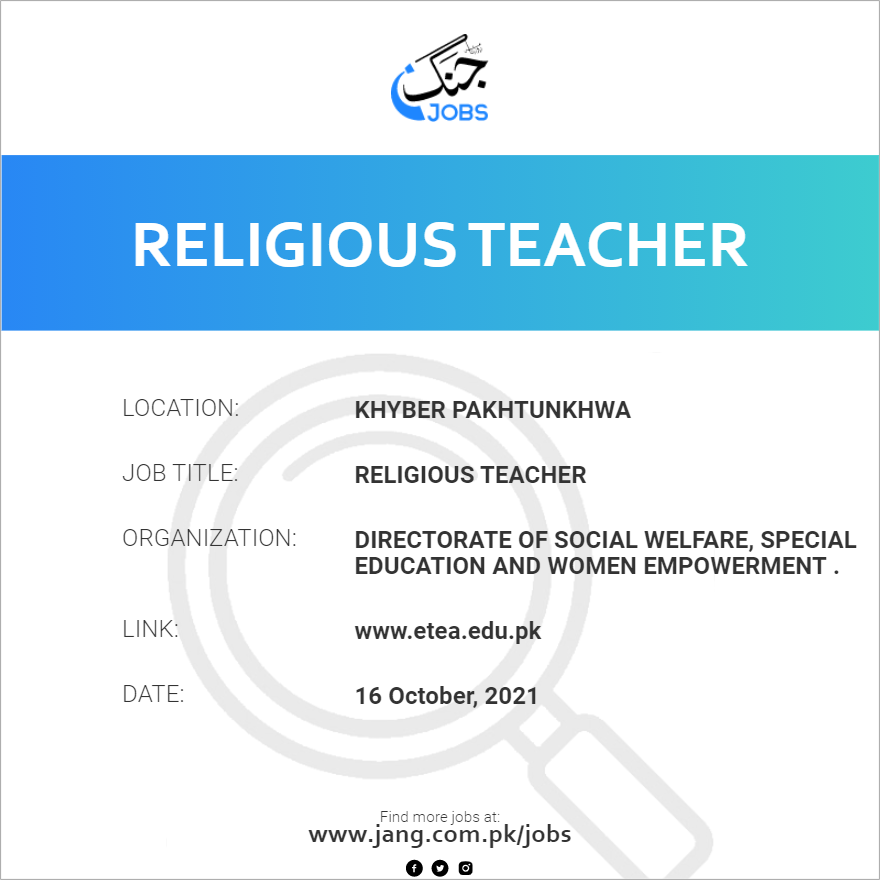 Religious Teacher