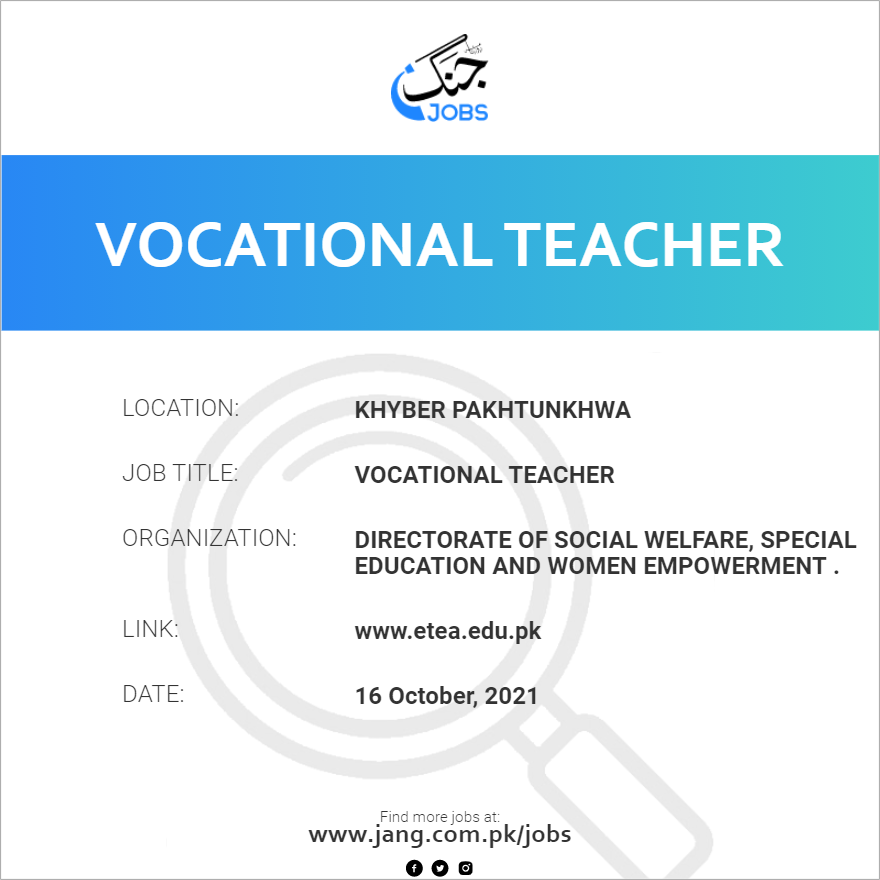 Vocational Teacher