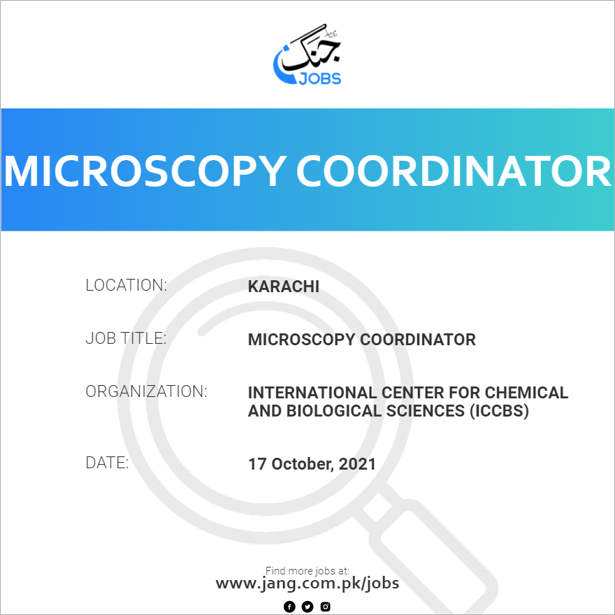 Microscopy Coordinator