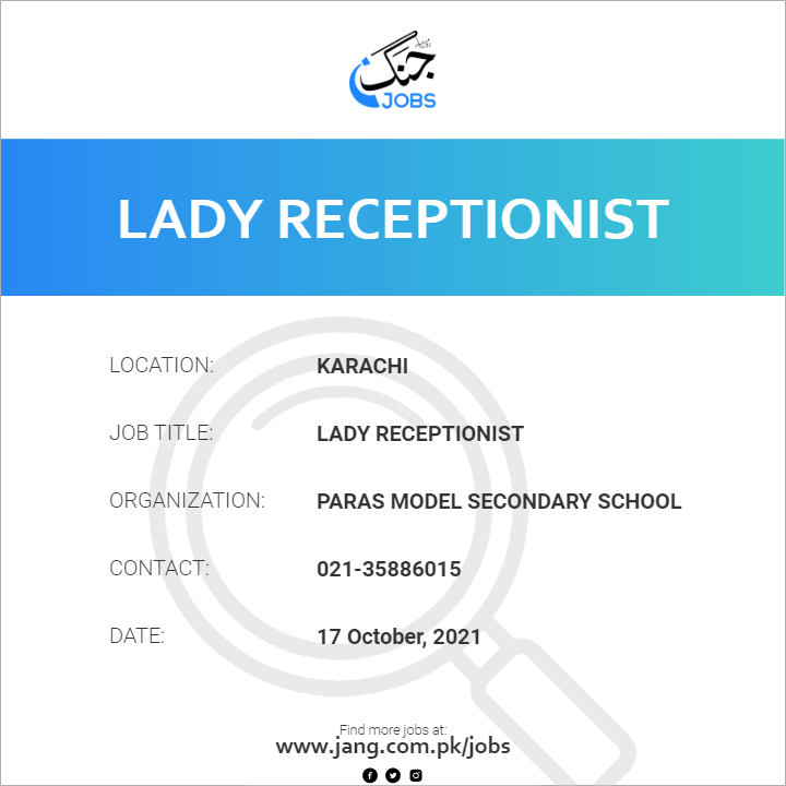 Lady Receptionist 