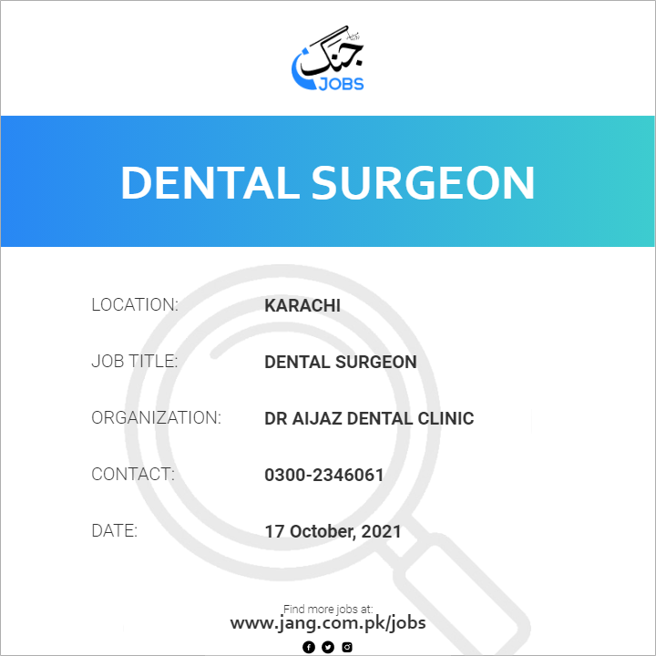 Dental Surgeon 