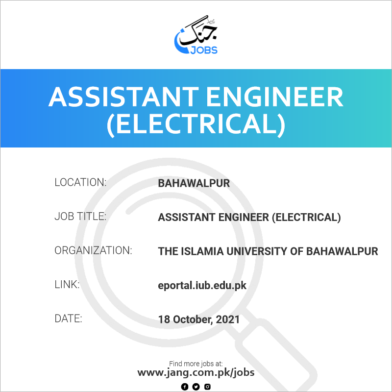 Assistant Engineer (Electrical) 