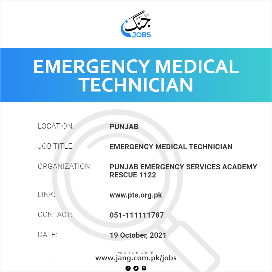 Emergency Medical Technician