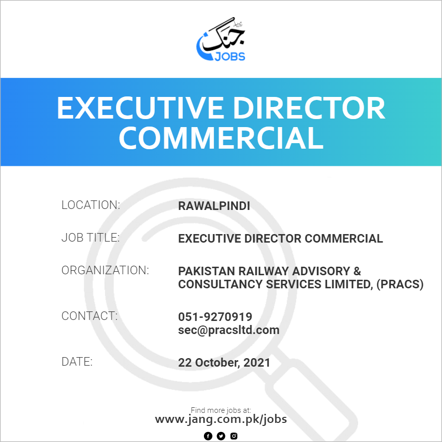 Executive Director Commercial