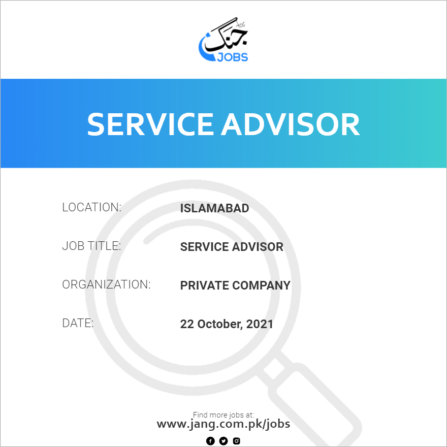 Service Advisor