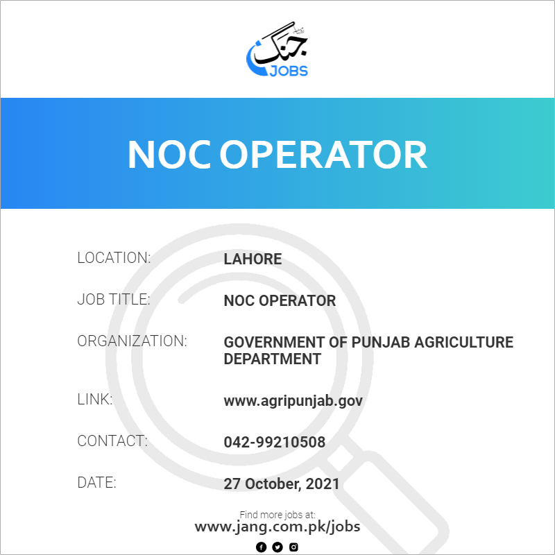 NOC Operator