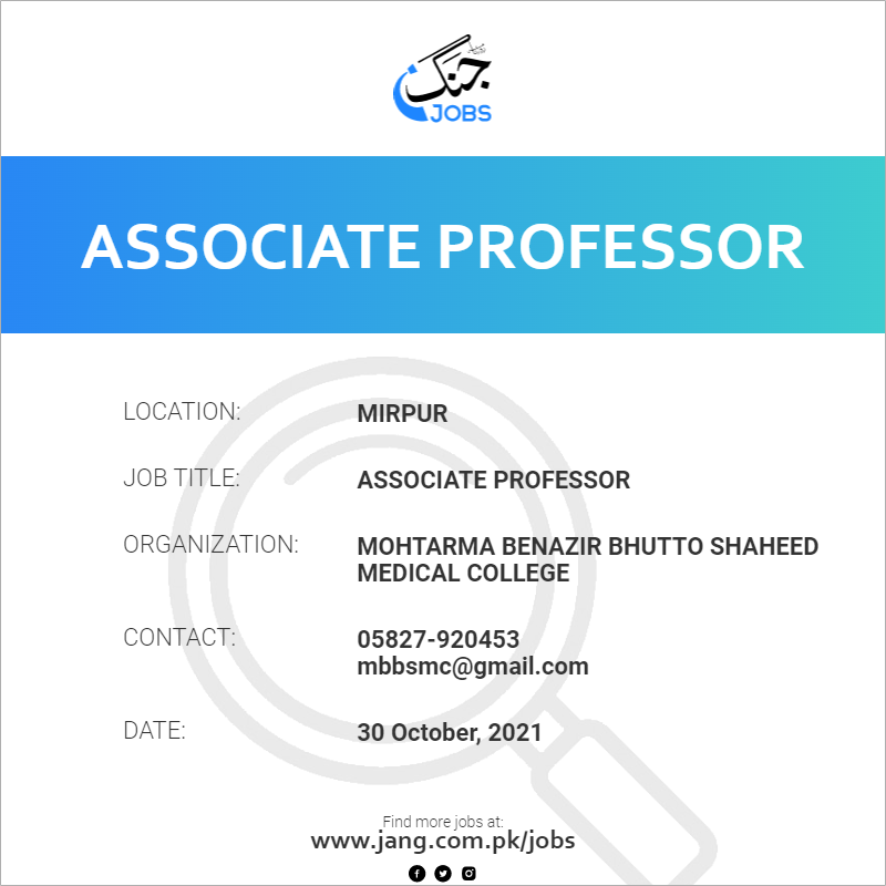 Associate Professor