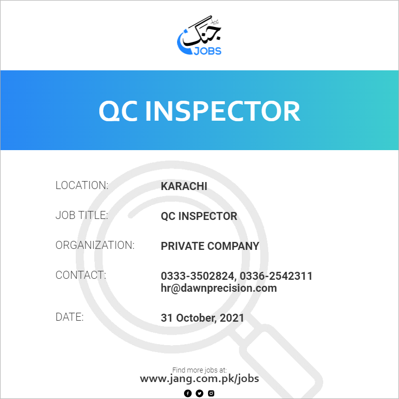 QC Inspector