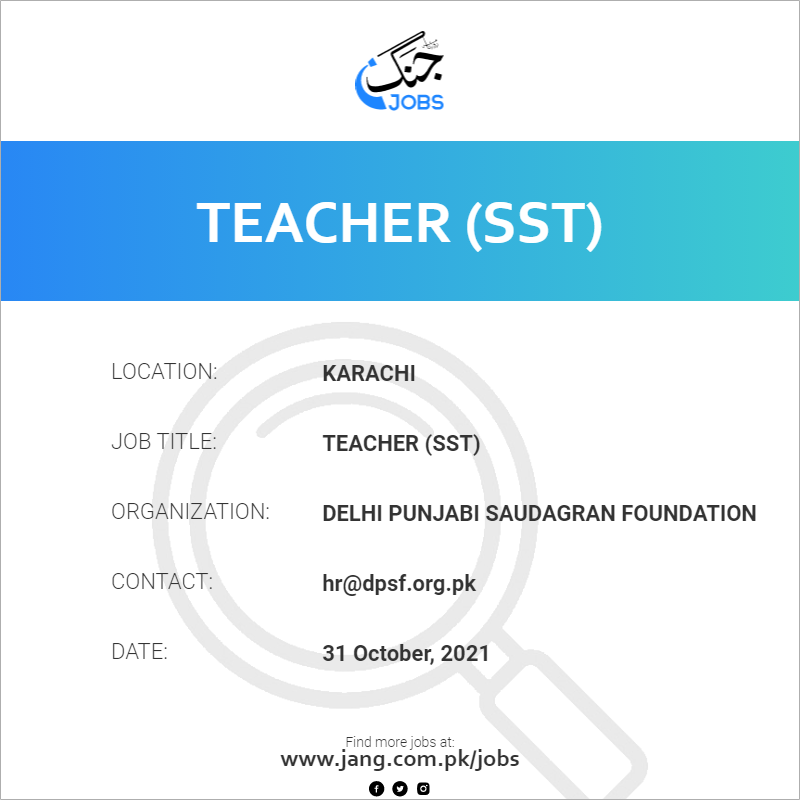 Teacher (SST)