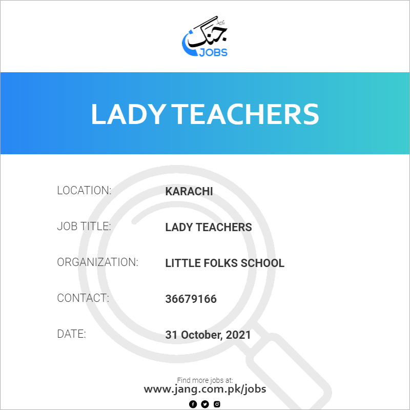 Lady Teachers 