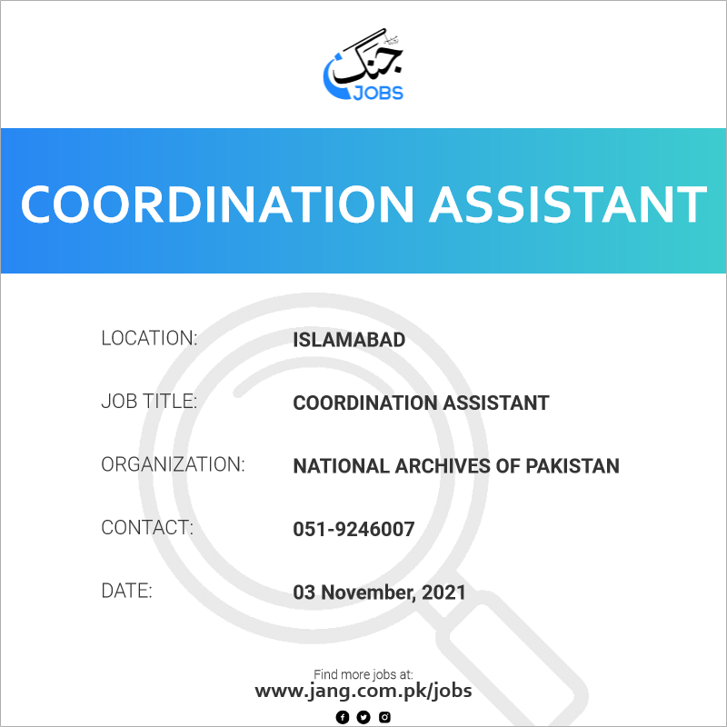 Coordination Assistant 