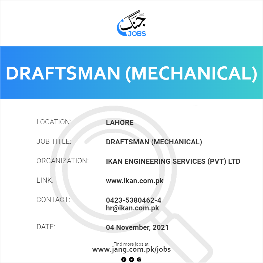 Draftsman (Mechanical)