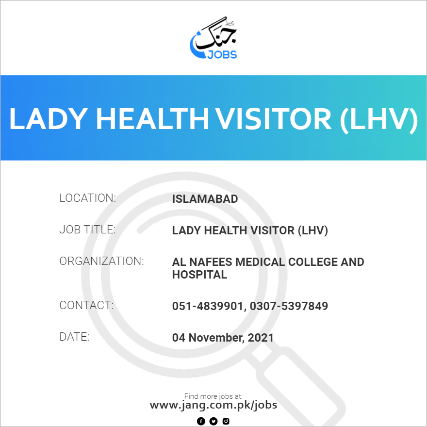 Lady Health Visitor (LHV)