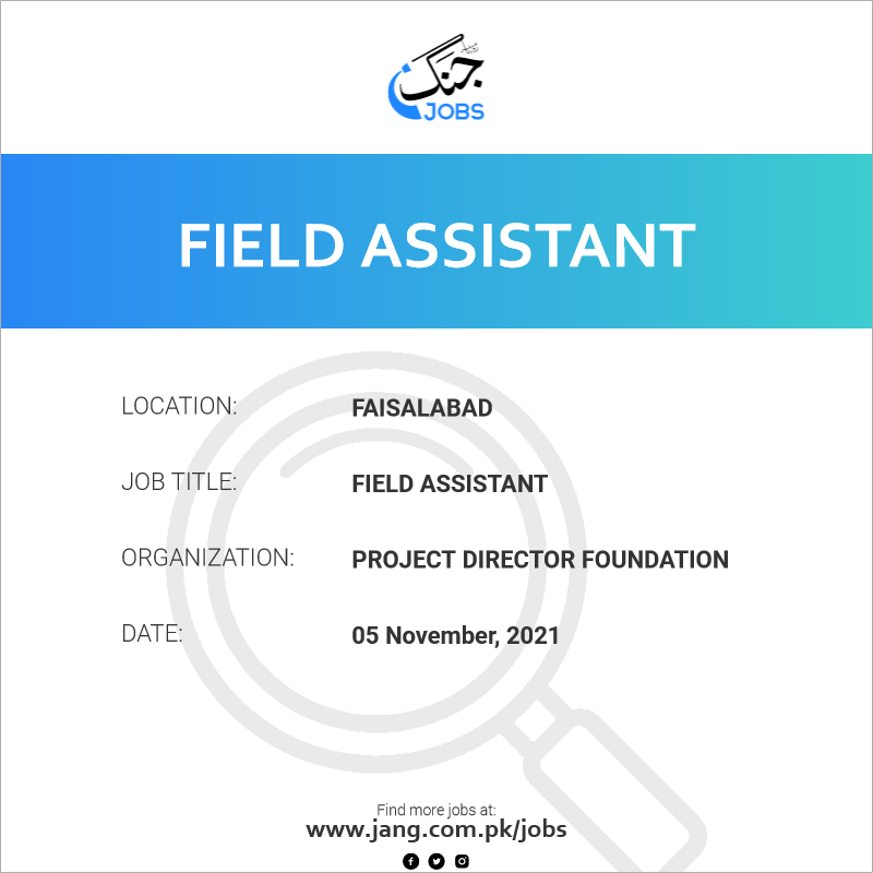 Field Assistant 