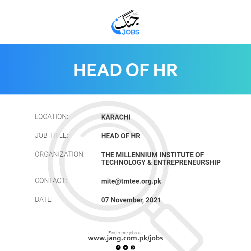 Head of HR
