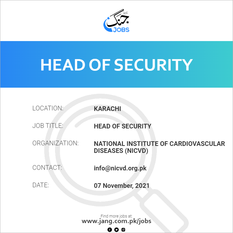 Head of Security 