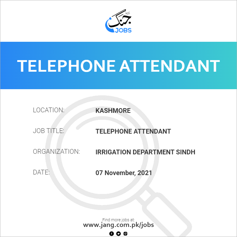 Telephone Attendant 