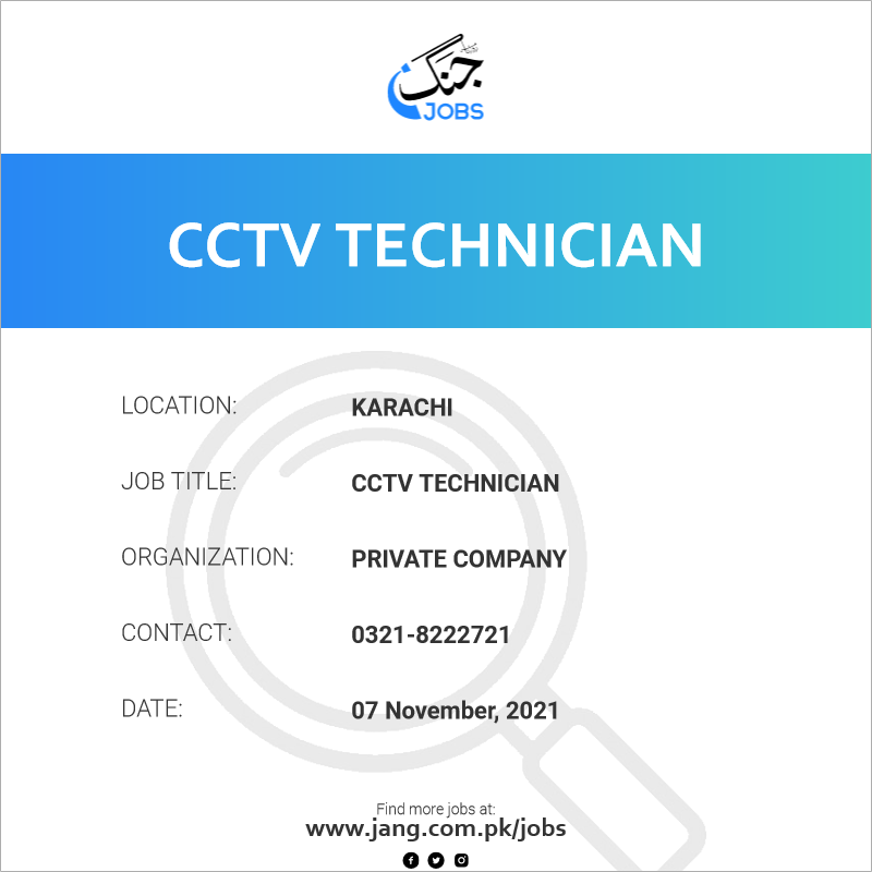 CCTV Technician 