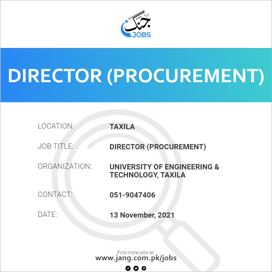 Director (Procurement)