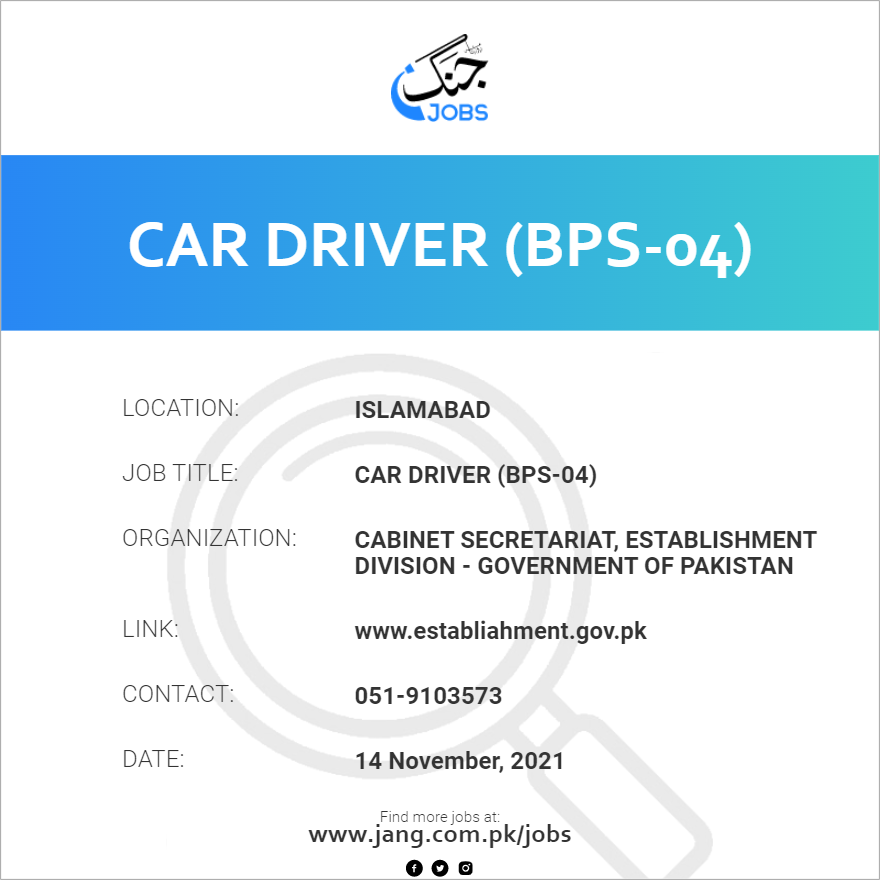 Car Driver (BPS-04)