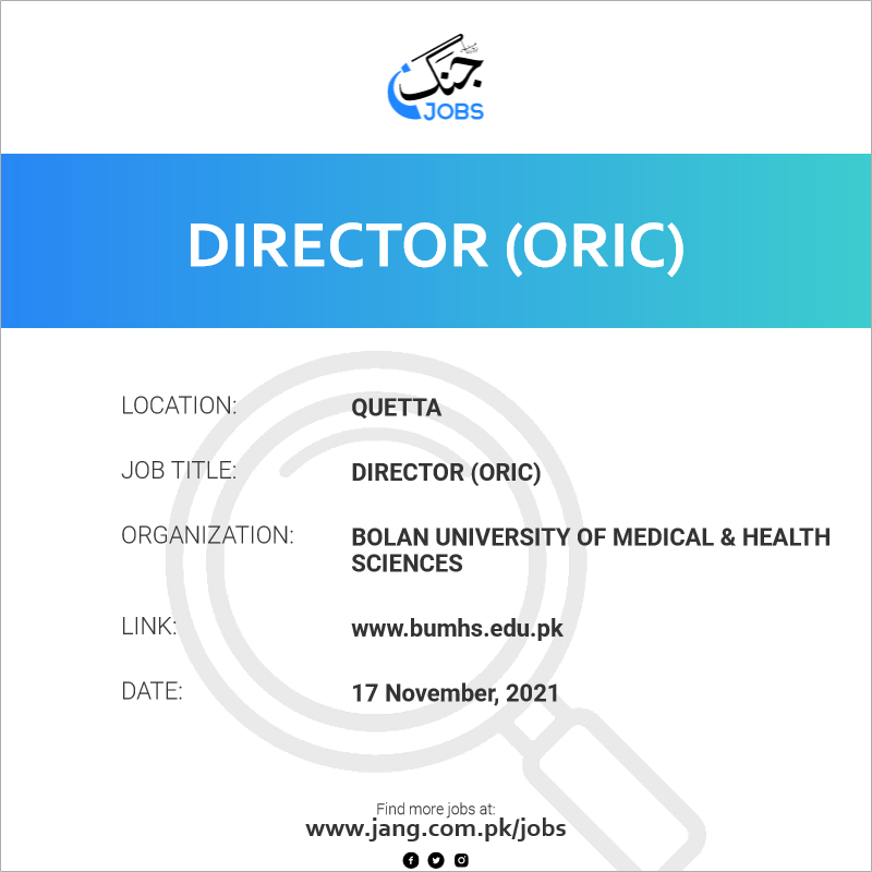 Director (ORIC)