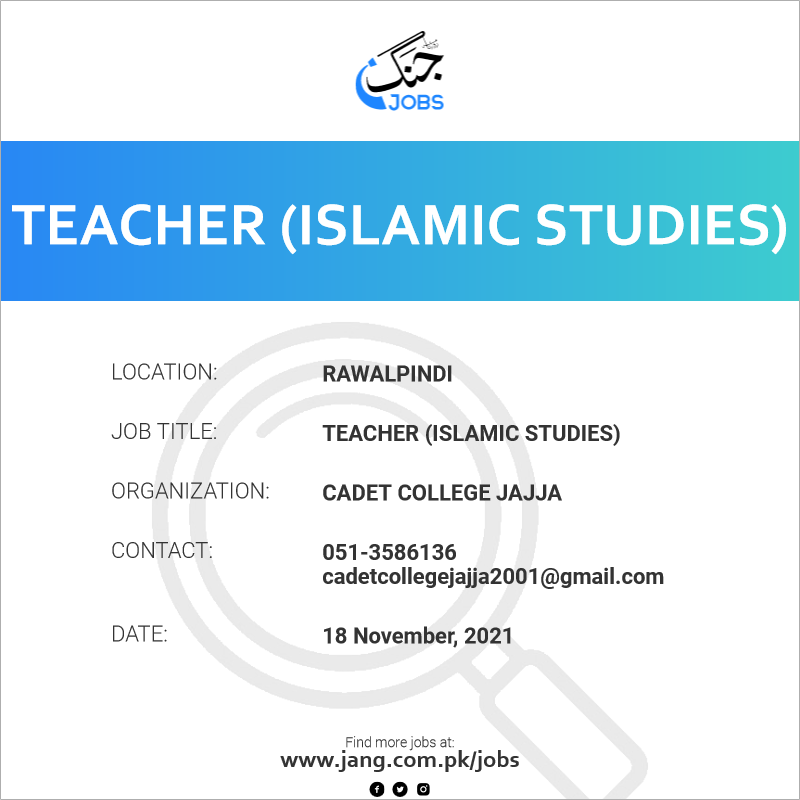 Teacher (Islamic Studies)