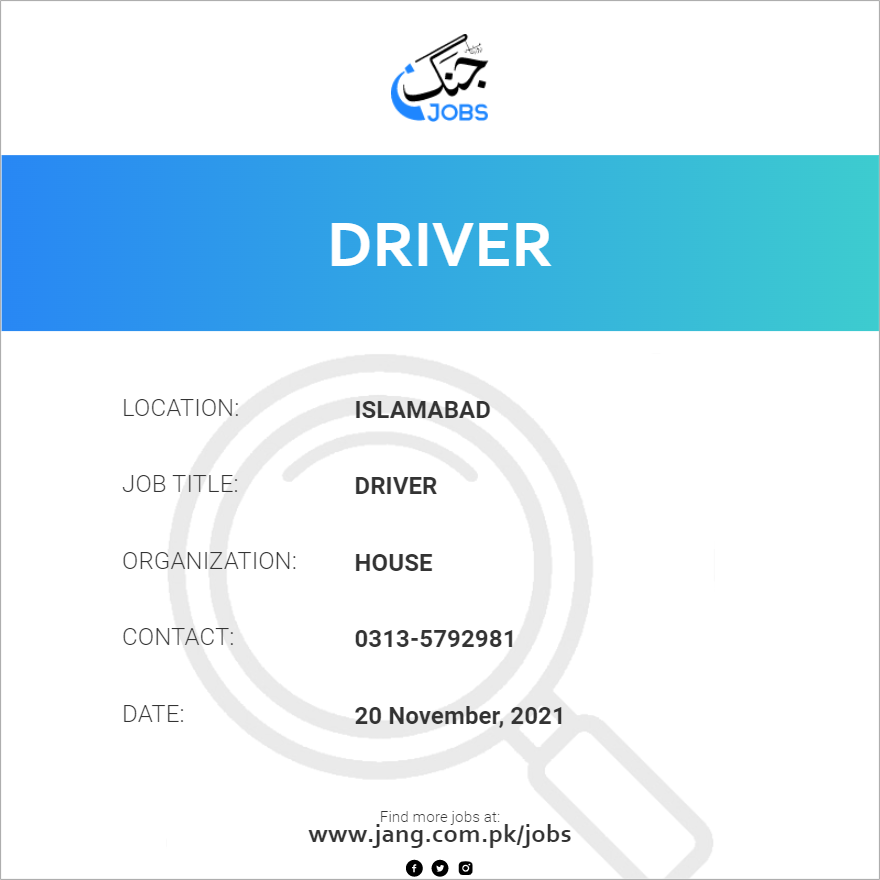 driver-job-house-jobs-in-islamabad-28276