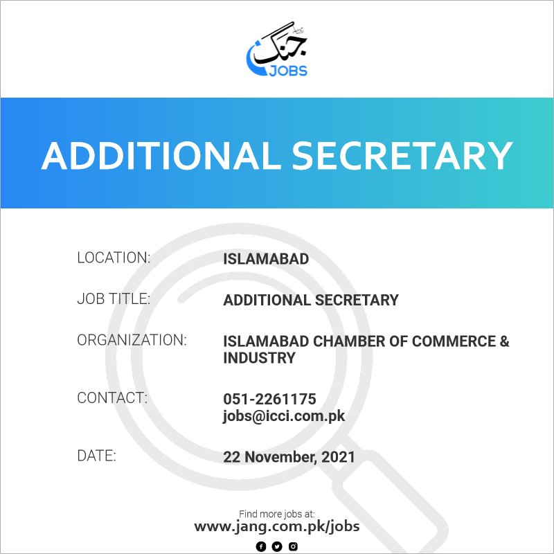 Additional Secretary
