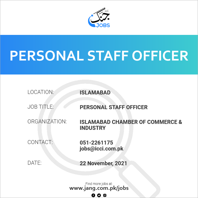 Personal Staff Officer