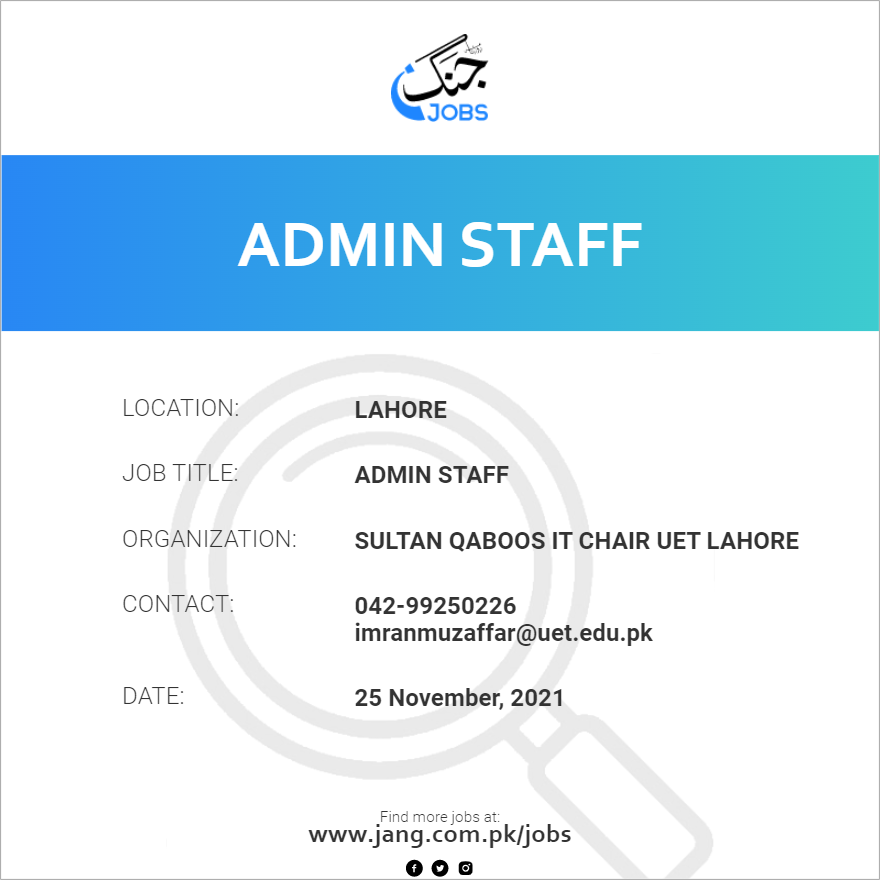 Admin Staff