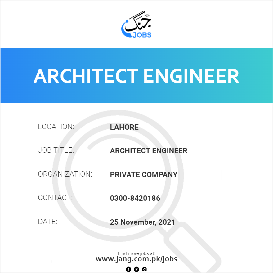 Architect Engineer