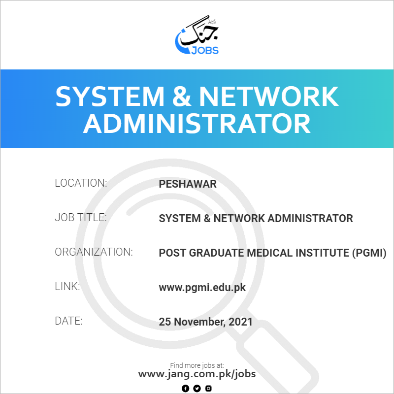 System & Network Administrator 