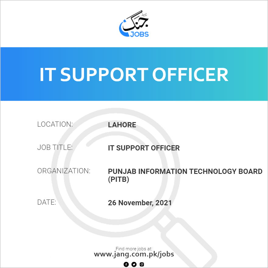 IT Support Officer