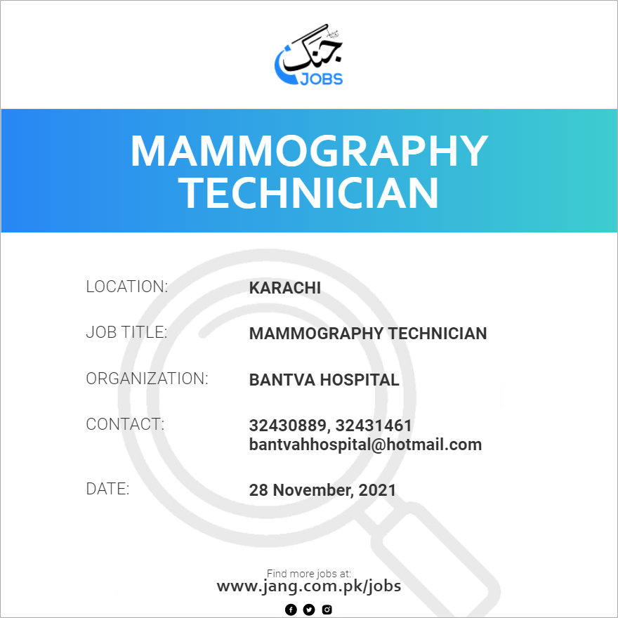 Mammography Technician