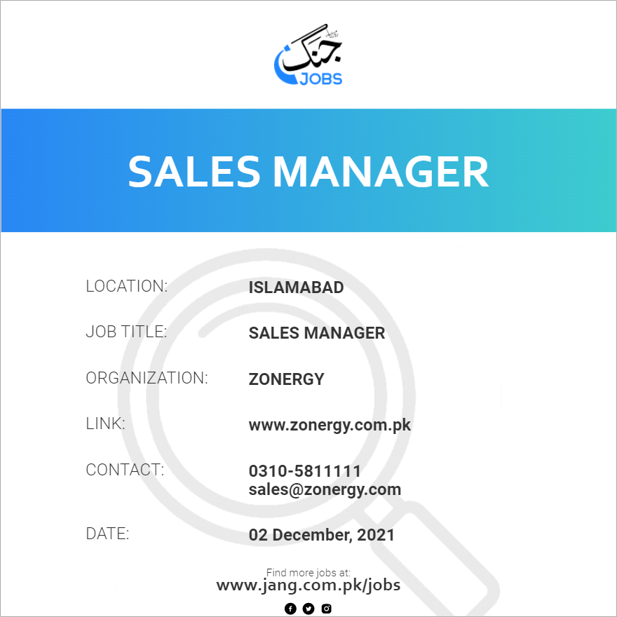 Sales Manager