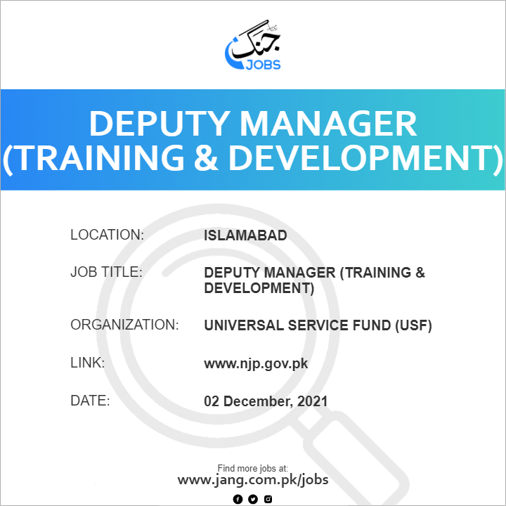 deputy-manager-training-development-job-universal-service-fund