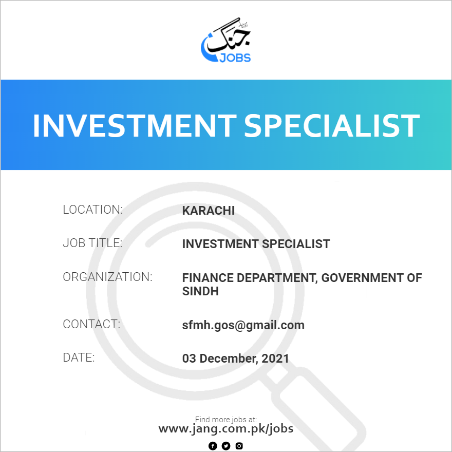 Investment Specialist