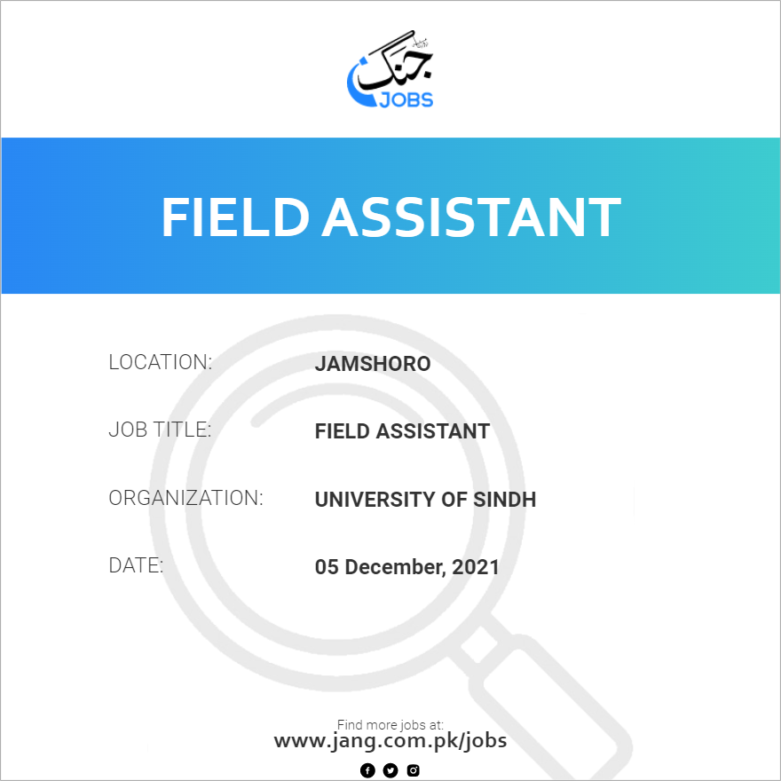 Field Assistant