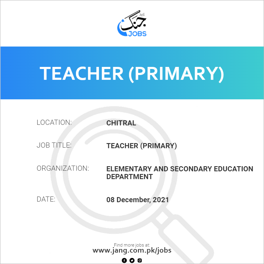 Teacher (Primary)