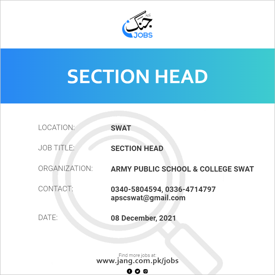 Section Head