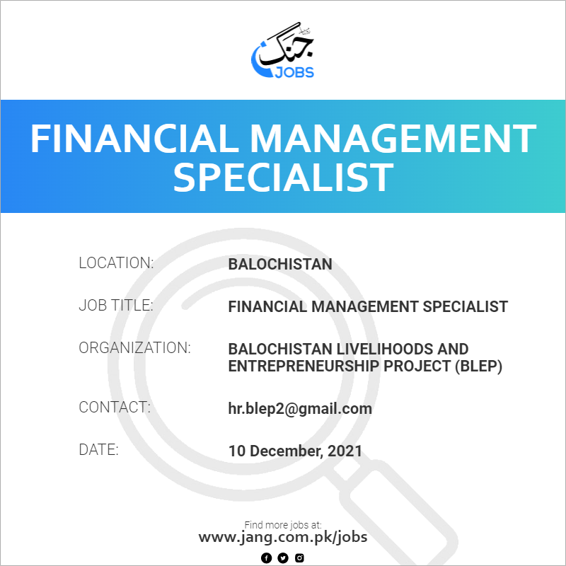 Financial Management Specialist 