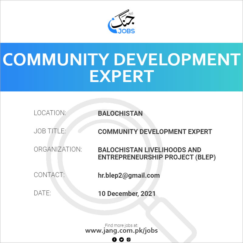 Community Development Expert