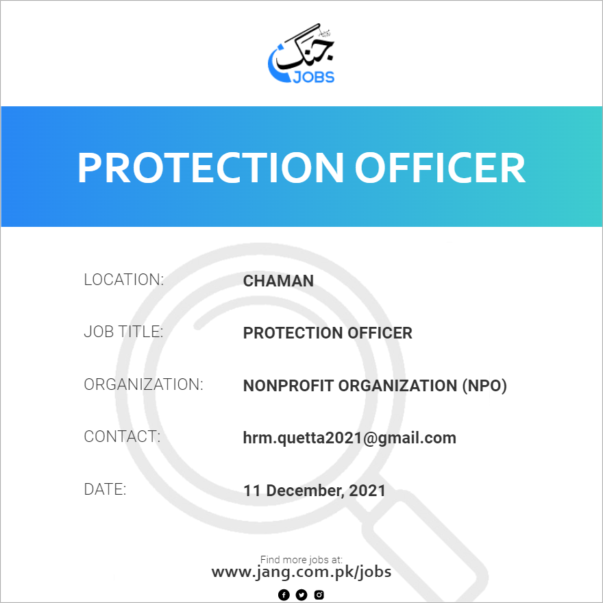 Protection Officer 