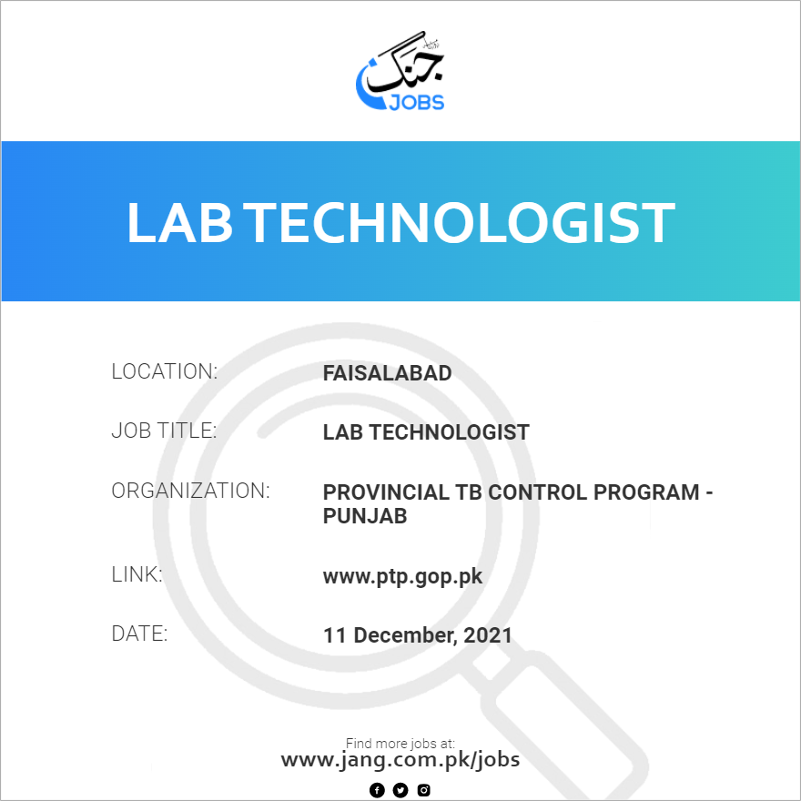 Lab Technologist