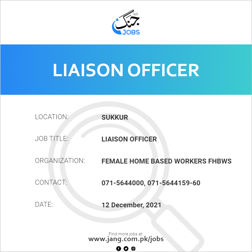 Liaison Officer