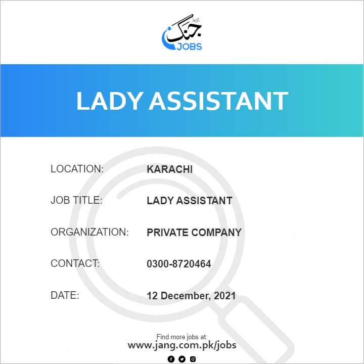 Lady Assistant 