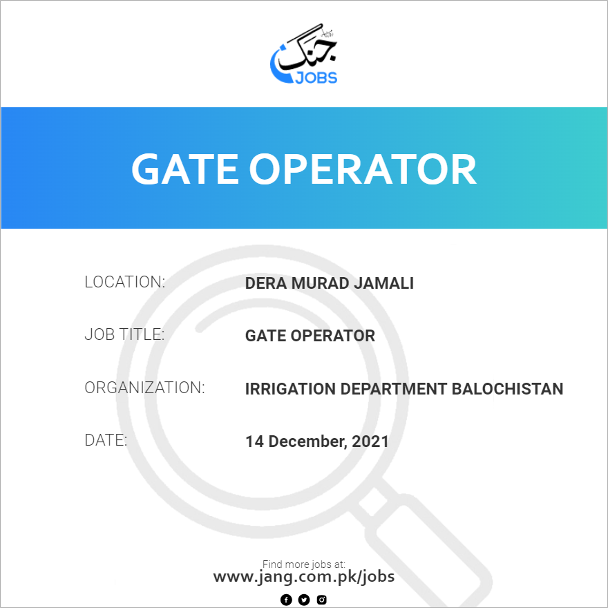 Gate Operator