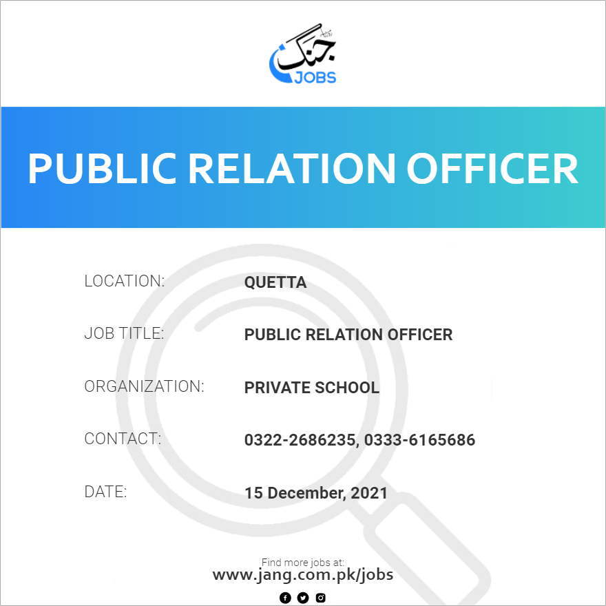 public-relation-officer-job-private-school-jobs-in-quetta-30955