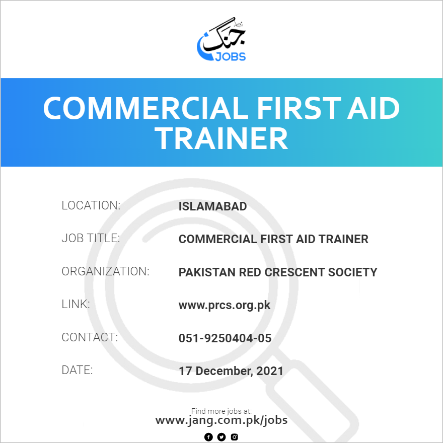Commercial First Aid Trainer