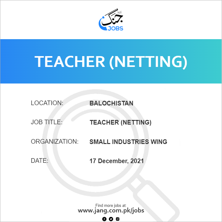 Teacher (Netting)